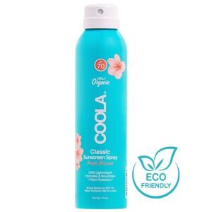 COOLA Classic Body Organic Sunscreen Spray SPF 70 in Peach Blossom BRAND…